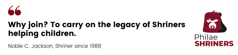 quote about legacy from a philae shriner